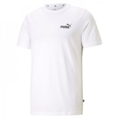Puma Small Logo pánské tričko White