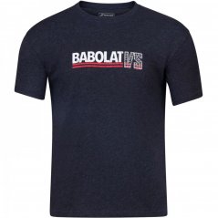 Babolat Exercise Vintage T Shirt Black Hthr