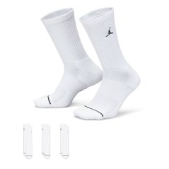 Air Jordan Everyday Crew Socks (3 pairs) White