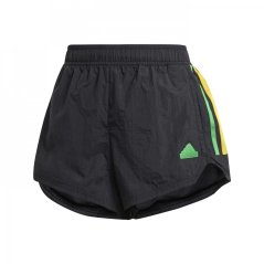 adidas House of Tiro Nations Pack Woven Shorts Womens Black/Gold