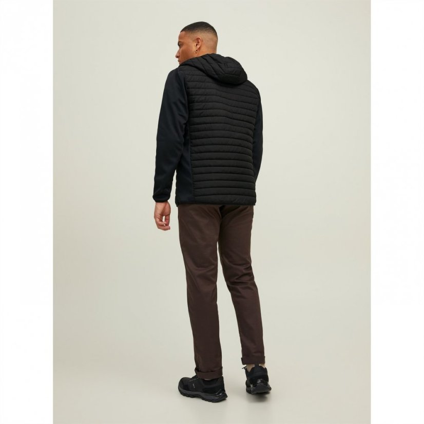 Jack and Jones Quilted Puffer Jacket Black