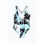 Hype Kids' Abstract One Piece Swimsuit Multi