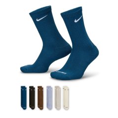 Nike 6-Pack Everyday Cushioned Training Crew Socks Multi Neutrals