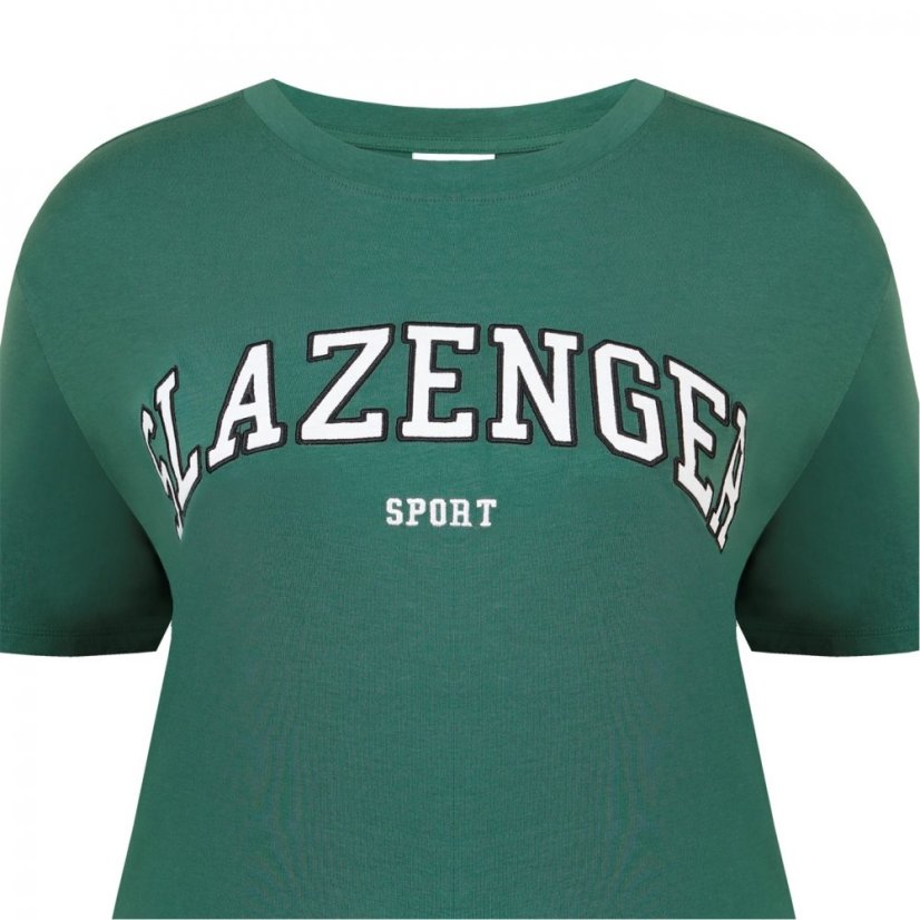 Slazenger Large Logo Tee Green