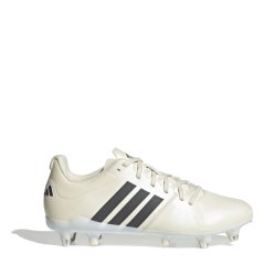 adidas Adizero RS15 Rise Womens Soft Ground Rugby Boots White/Black