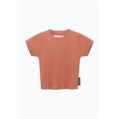 Hype Rib Crop T Ld99 Orange