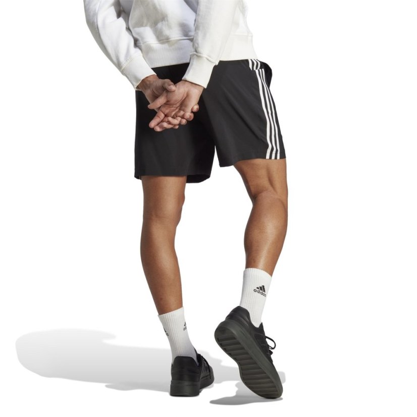 adidas Essentials 3-Stripes Shorts BLACK/WHITE