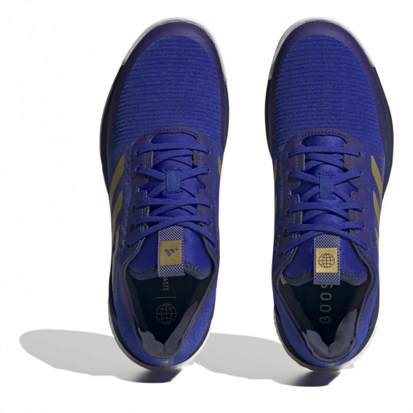 adidas Crazyflight Mens Indoor Court Trainers Blue/Gold/Navy