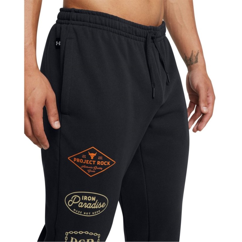 Under Armour Men's Closed Hem Fleece Joggers Black