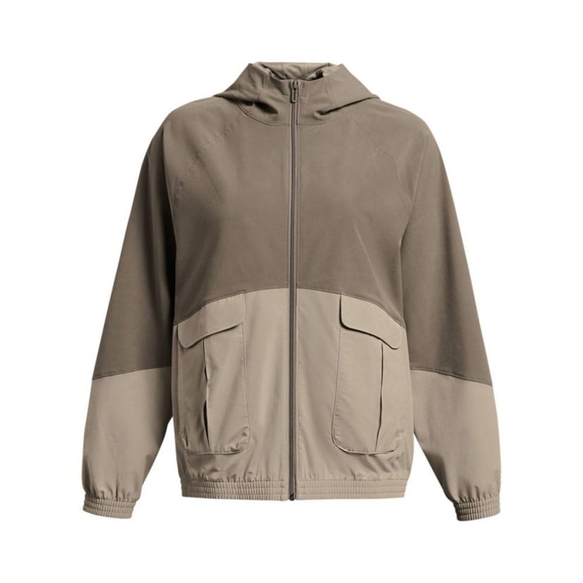 Under Armour ArmourSport Cargo Oversized Jacket Brown