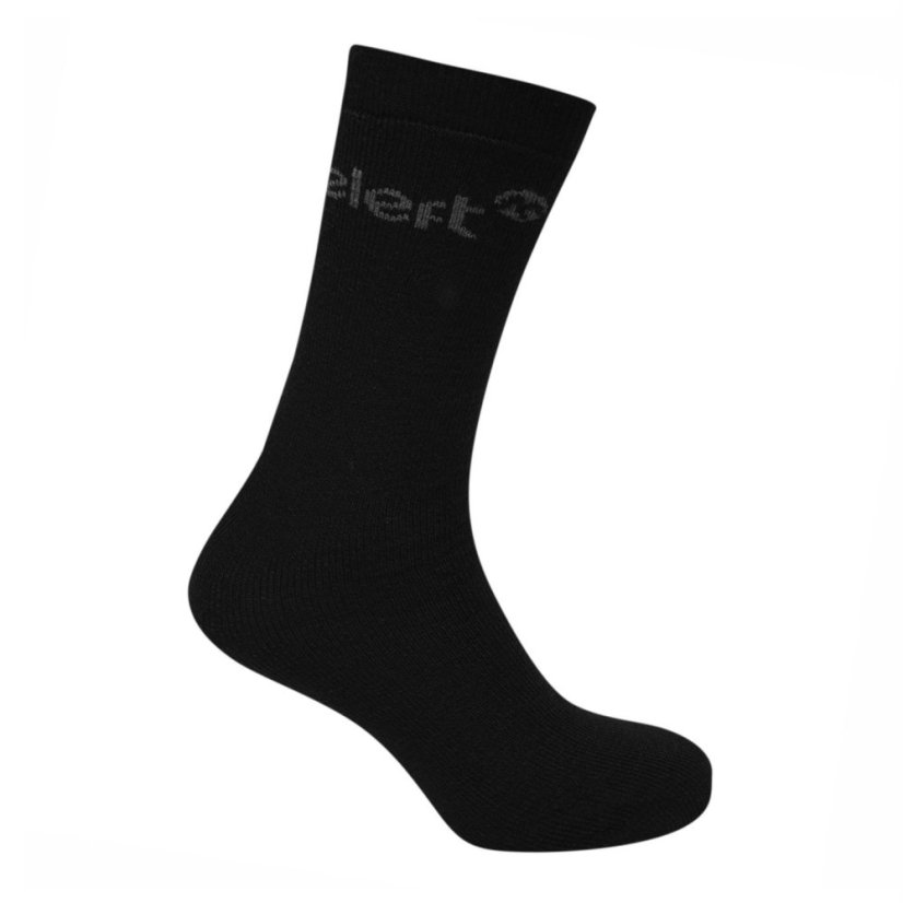 Gelert 3 Pk Thermal Socks Mens Black