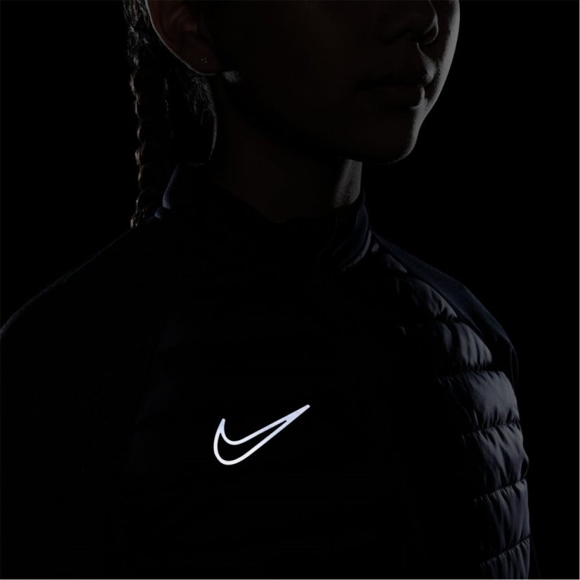 Nike Academy Winter Warrior Drill Top Black Reflect