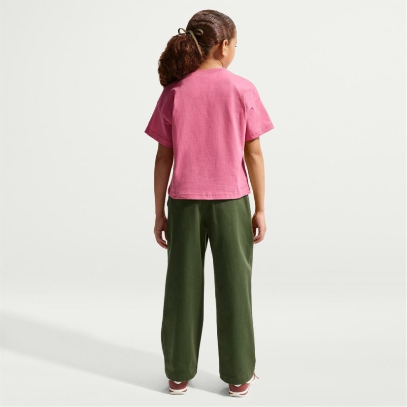 Nike Sportswear Big Kids' (Girls') T-Shirt Peony
