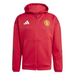 adidas Manchester United Anthem Jacket 2025 2026 Mens Red