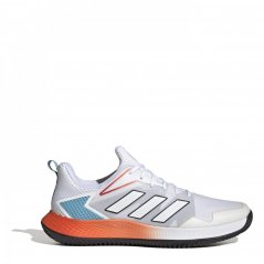 adidas Defiant Speed Tennis Shoes Mens White/Orange