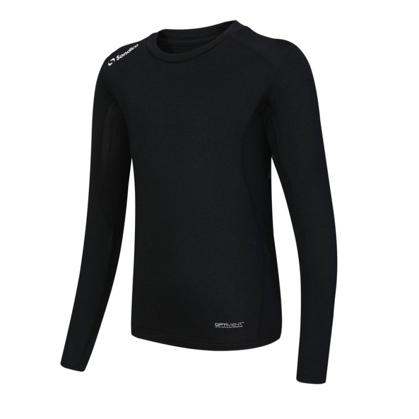 Sondico Long Sleeved Core Base Layer Junior Black