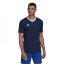 adidas Entrada 22 Short Sleeve Jersey Top Mens Navy