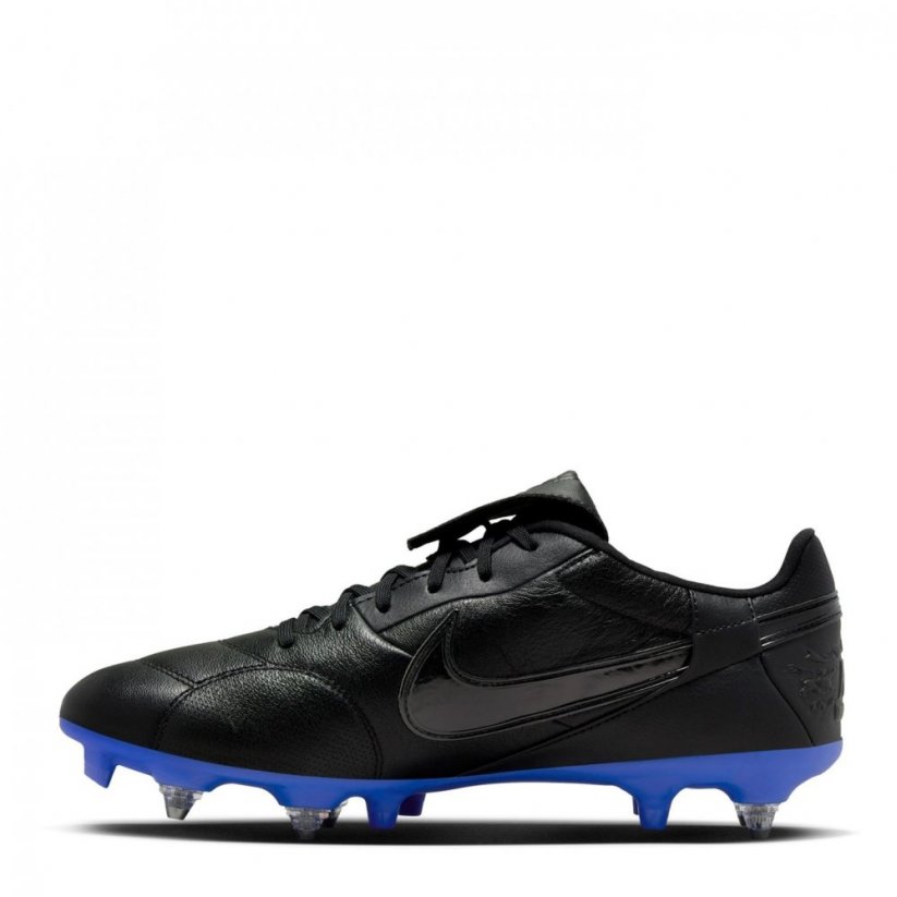 Nike Premier 3 Anti Clog Soft Ground Football Boots Black/Blue