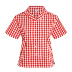 Linea Pyjama Short-Sleeve Top Red/White