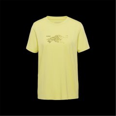 Mammut Women's Short Sleeve Performance T-Shirt Yellow