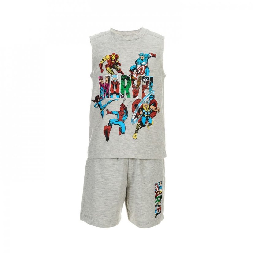 Character Vest Short Set Infant Boys Avengers