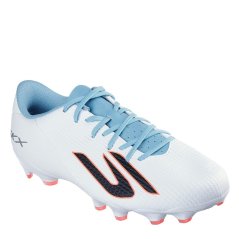 Skechers SKX.2 Academy Adults Firm Ground Football Boots White/Blue