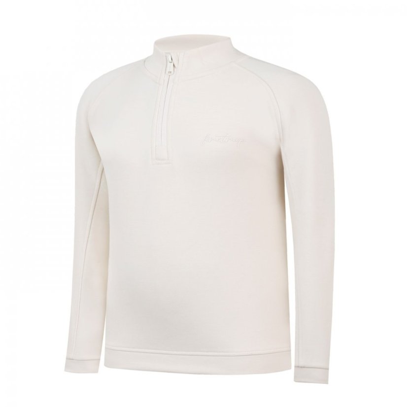 Firetrap quarter Zip Set Jn41 Ecru