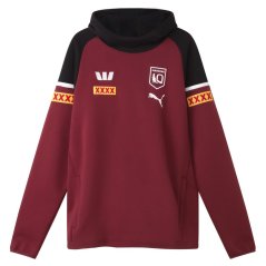 Puma Queensland Maroons 2024 Hoodie Adults Burgundy