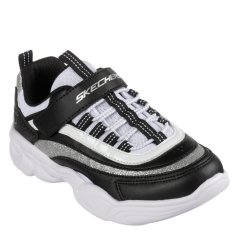 Skechers Kids' Classic Low-Top Trainers Black/White