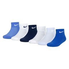 Nike 6 Pack Quarter Socks Nike Polar