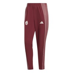 adidas Bayern Munich Anthem Tracksuit Bottoms Adults Shadow Red/Quie