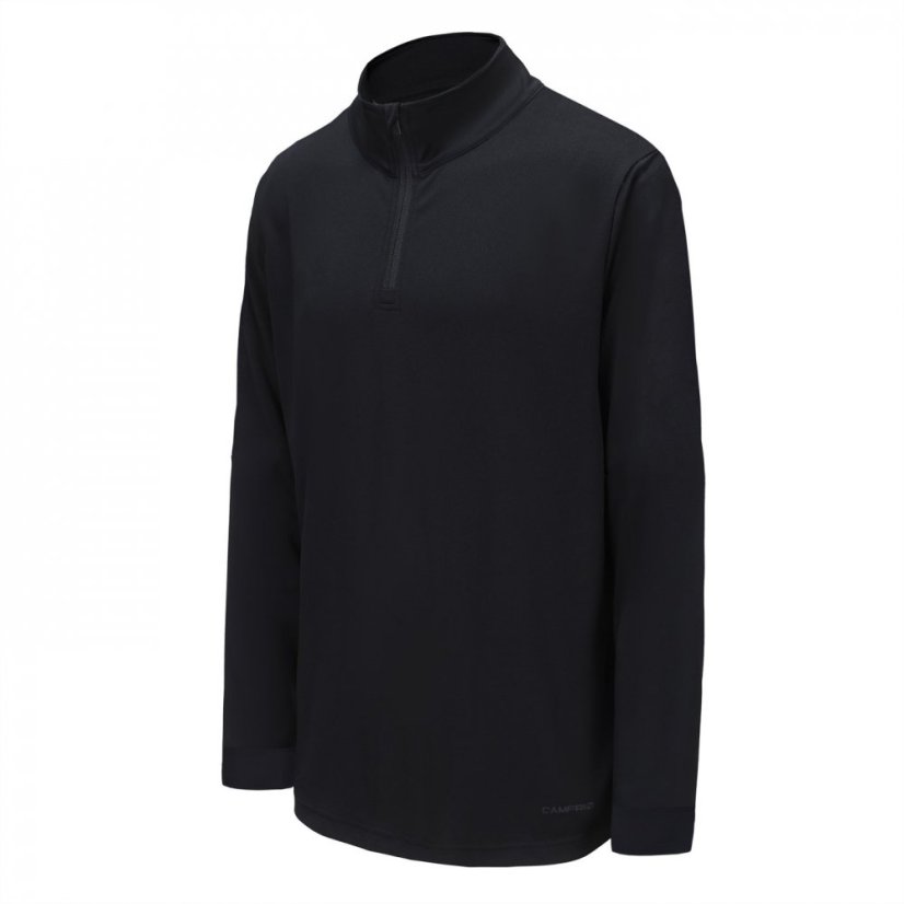 Campri Thermal Zip Top Mens Black