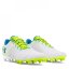 Under Armour Magnetico Pro 3 FG Football Boots Womens Wht/HghVYlw/Cpr