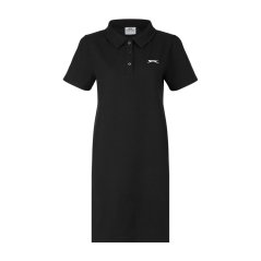 Slazenger Womens short sleeve polo dress Black