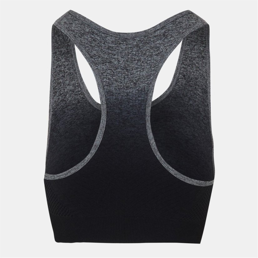 USA Pro Seamless Ombre Sports Bra Black/Grey