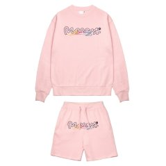Money Vice Crew Twin Set Rose Pink