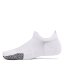 Under Armour Breathe 2 No Show Tab Socks 2pack White/Reflect