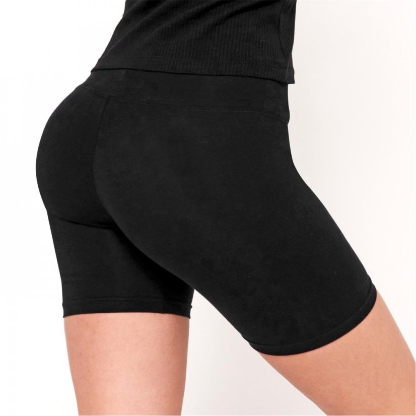 Miso High Waisted Cycling Shorts Ladies Black