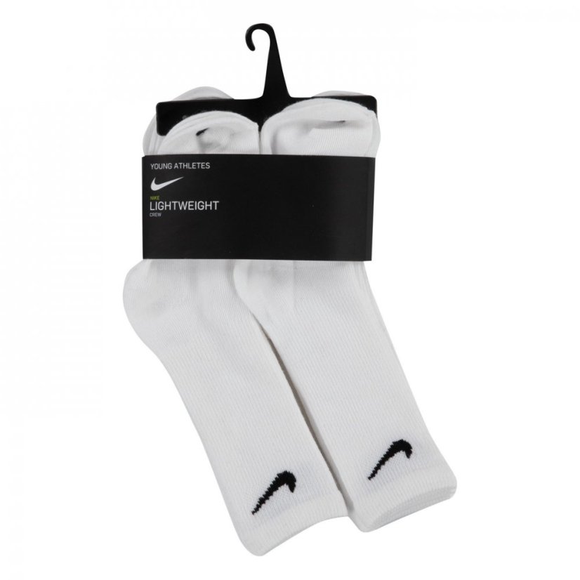 Nike 6 Pack of Crew Socks Infants White