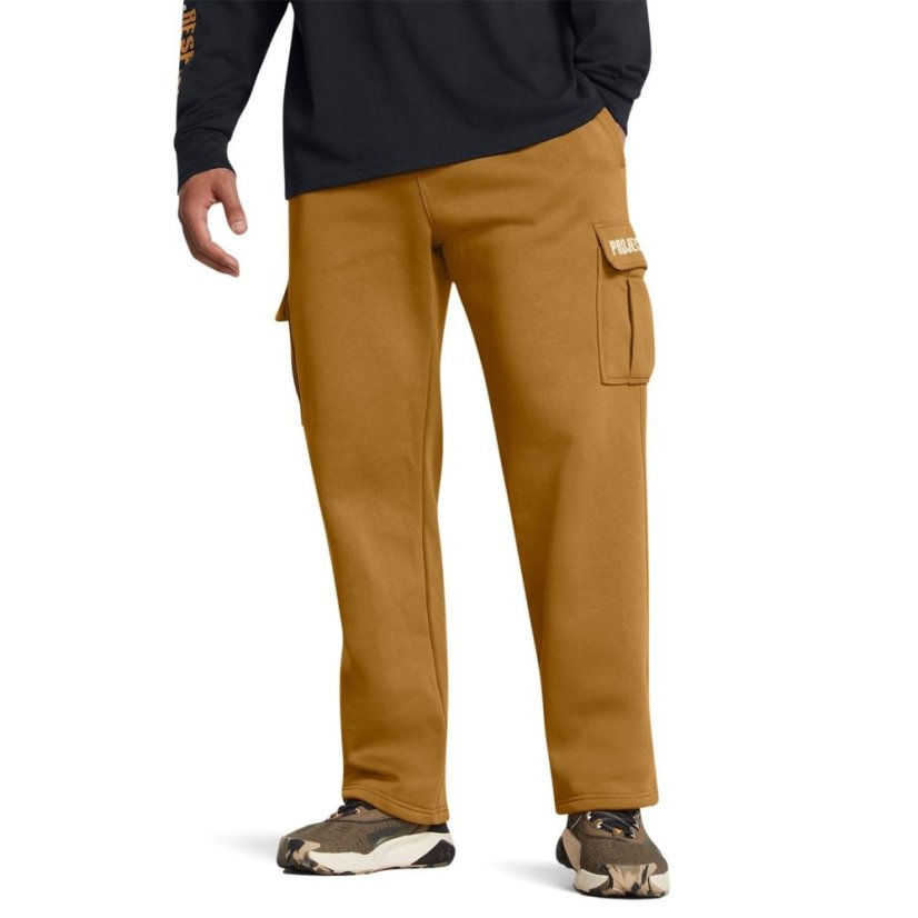 Under Armour Men's PR Icon Open Hem Fleece Joggers Yellow
