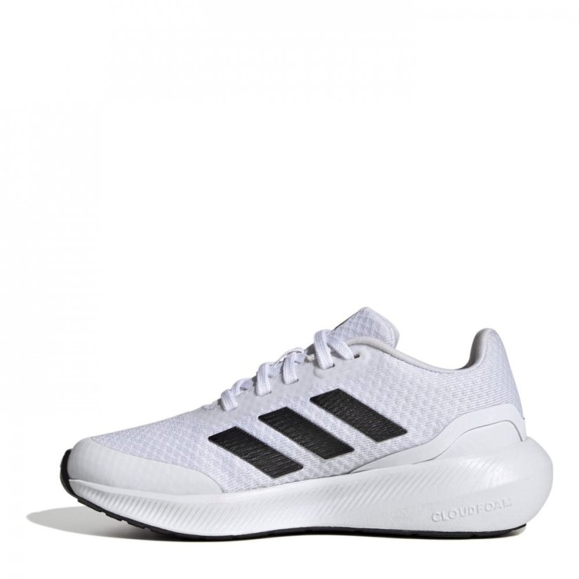 adidas Run Falcon 3 Junior Boys Running Shoes White/black