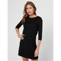 Only Brilliant three quarterSleeve Jersey Dress Black