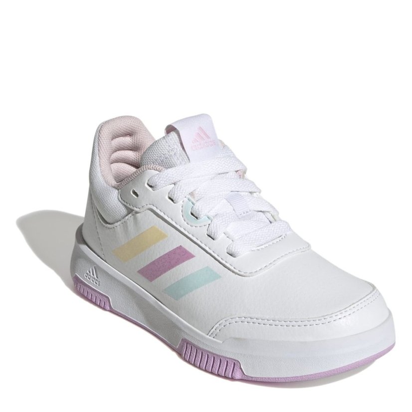 adidas Tensaur 3 Junior Girls Trainers White/Pink