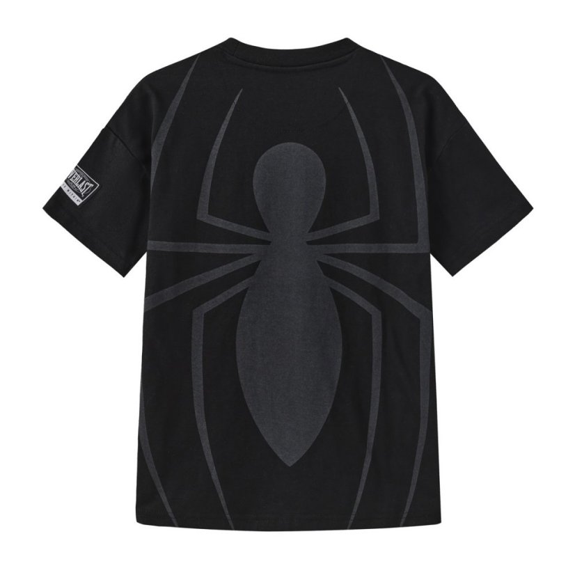 Everlast Spiderman Sports T-Shirt Juniors Black