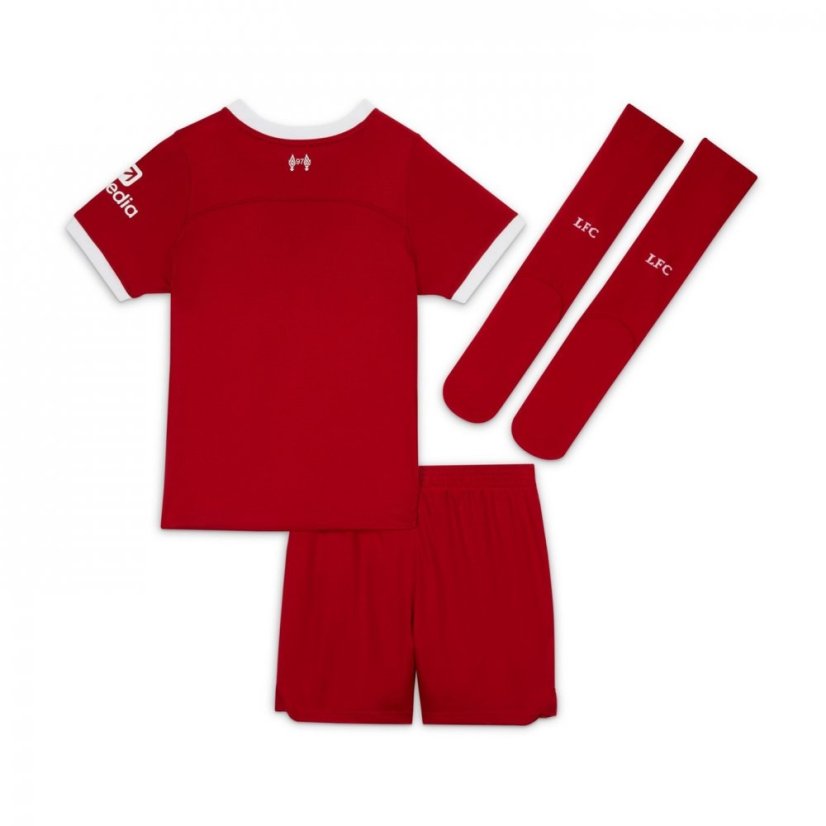 Nike Liverpool Home Minikit 2023 2024 Infants Red