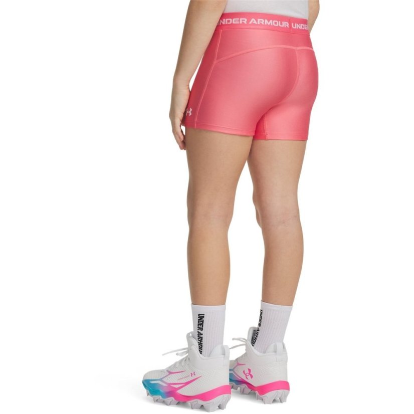 Under Armour Kids HeatGear® Performance Gym Shorts Pink/White