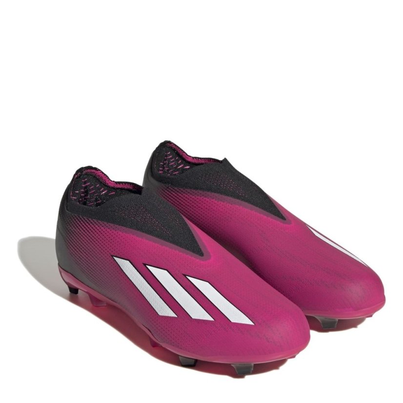 adidas X Speedportal+ Infant Firm Ground Football Boots Pink/White