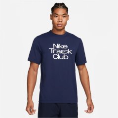 Nike Dri-FIT Hyverse Track Club Men's Short-Sleeve Running Top Navy