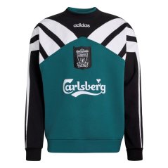 adidas Liverpool 1995 Crew Sweatshirt Adults Green/Black