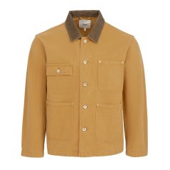 Firetrap Men's Cotton Long Sleeve 4 Pocket Overshirt Yellow